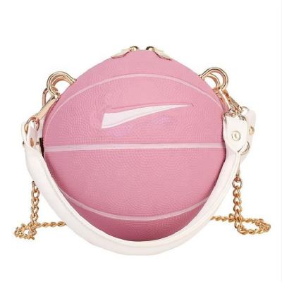 China Spherical Fashion Cosmetic Fashion Travel Bag Korean Chain Diagonal Bag Shoulder Bag Handbag for sale