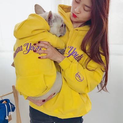 China Sustainable Pet Parent-child Apparel Include Matching Pet Hoodie Dog And Human Pet Clothes For Wholesale for sale