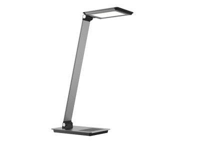 China Flexible Adjustable Wireless LED Table Lamp For Study / Student Silver LED Desk Lamp for sale