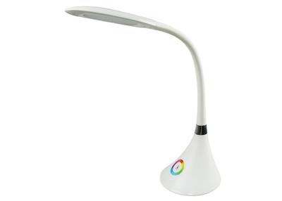 China White Body Color Led Table Desk Lamp , Eye Protection Powerful Led Desk Lamp for sale