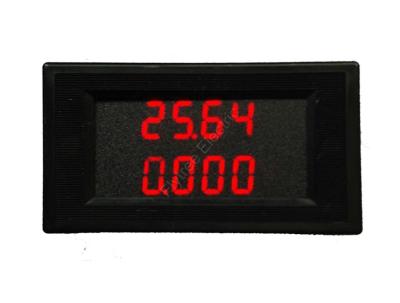 China Dual LED AC Digital multiple power meter panel watt KWh power factor Voltage current electricity consumption frequency for sale