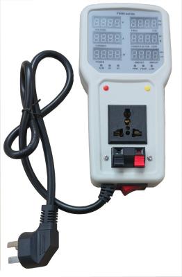 China Portable power meter analyzer with USB, current voltage power factor frequency upper lower limit alert setting for sale