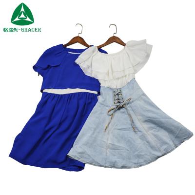 China Modern Designs Matched Occasion Wear Ladies Dress Cotton Japan Used Clothes In Bales for sale