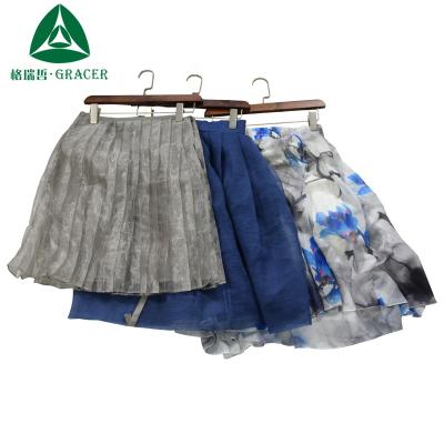 China High grade second-hand clothes plus size used clothes ladies skirt second-hand clothing in bales for sale