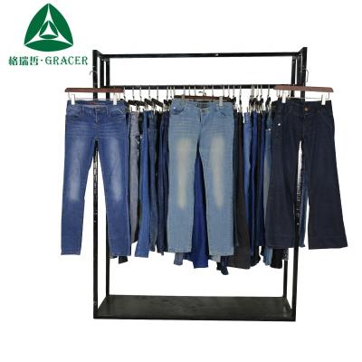 China Anti Shrink Used Jeans Wholesale Used Clothes Matched Second Hand Clothes for sale