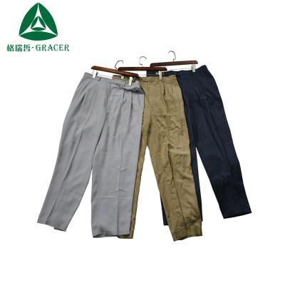 China High grade second hand clothes Canton mix second hand clothes used clothes men suit pants used clothes for sale for sale