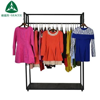 China High Grade Second Hand Clothes Korea Used Girls Winter Dress Apparel Bales Used Clothes For Sale for sale