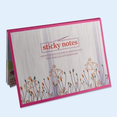 China Sticky Notepad Printed With Offset Paper Custom Printing Removable Sticky Notes for sale