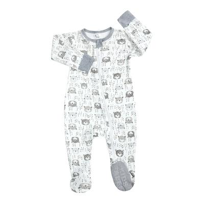 China Chinese wholesale 95% cotton imports baby grows jumpsuit baby cotton wrap foot Sleepsuit newborn clothing for sale