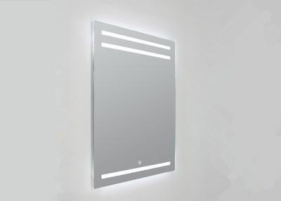 China Square Shape Modern Lighted Bathroom Mirrors Frameless Customized CCT for sale