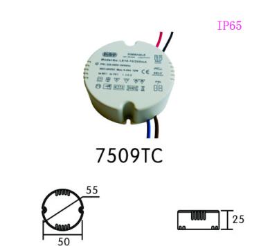 Chine IP65 circulaires imperméabilisent le conducteur de LED pour durée de vie de la lumière 7W -25W 500mA de miroir la longue à vendre