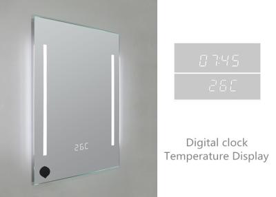 China 800 X 600 LED Sensor Bathroom Mirrors With Led Lights And Demister Non Frame for sale