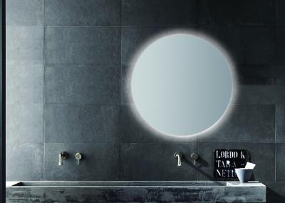 China Round Frameless LED Sensor Bathroom Mirror Size Can Be Customized 5mm for sale