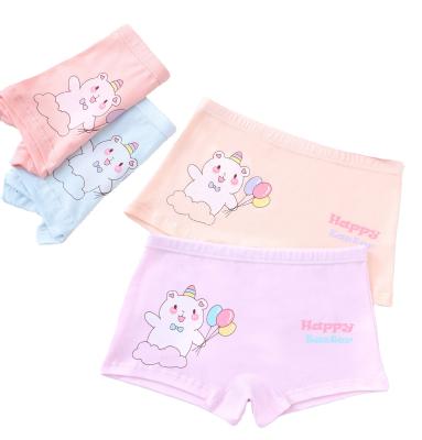 China Antibacterial Girls Cotton Panties Kids Underwear Child Cartoon Shorts Briefs Girl Briefs for sale