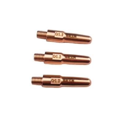 China Chrome Zirconium Rod Front Joint Two Conductive Welding Nozzle Holder Copper Connecting Torch for sale