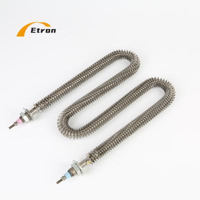 China Hot Selling Hotels Tubular Strip Finned Coil With Heating Tube Heater Fin Finned Strip Heater for sale