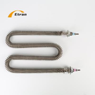 China Hotels Low Cost Finned Tubular Electric Air Heater Air Finned Tubular Electric Heater for sale