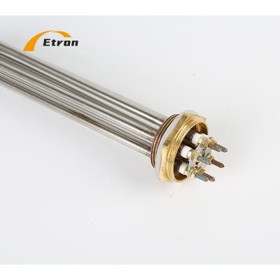 China High Quality Oil 3 Phase 3kw 6kw 9kw 12kw SS304 Tubular Oil 3 Phase Water Coil Industry Screw Plug Immersion Heater for sale