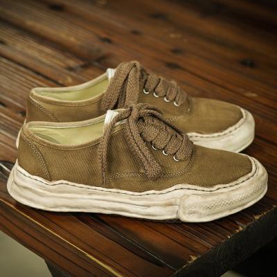 China Men's and Girl's Suture Canvas Casual Shoes Fashion Trend Fashion Sneakers Style Own Brand Color Washed Shoes [Not MIHARA YASUHIRO] for sale