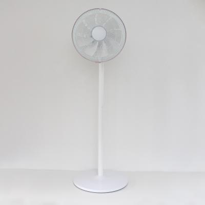 China Hotel Japan 12V Brushless Motor 3 Speed ​​Control Electric Switch 12 Inch Floor Standing DC Fan With 9 Blades for sale