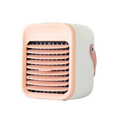 China Portable Air Conditioner 300mL Mini Desktop Usb 2000mAh Humidifier Air Conditioner Air Conditi By Fan Portable Rechargeable Car Cooling Water for sale