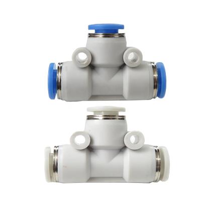 China Hotels 10mm Embedding Fittings Quick Connect Pneumatic Plastic Pneumatic Fittings for sale