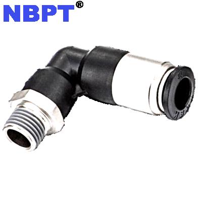 China Material of Construction Shops 90 Degree SPL One Way Check Valve One Touch Fit, Male To Tube, Brass Compression Fittings for sale