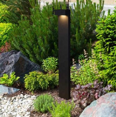 China Modern Outdoor Decoration Metal Path Lighting Garden Bollard Light in Gray Color for sale