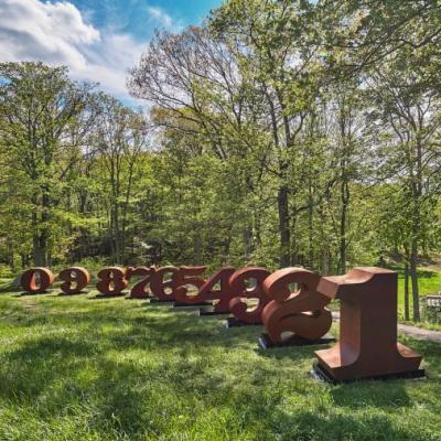 China Europe Corten Steel Letter Statue Corten Steel Sculpture for sale