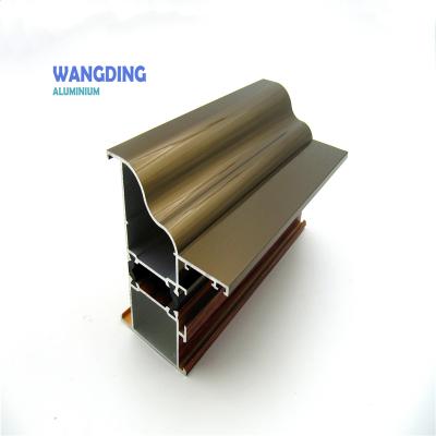 China Decorations CHINA electrophoresis aluminum window door wangding profile for sale