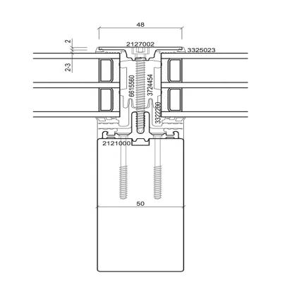 China door & Aluminum Window Glass Curtain Wall Profiles Suppliers for sale