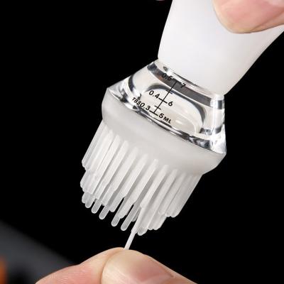 China New Design Sustainable Cooking Leakroof Oil Dispenser Basting Brush Silicone For Kitchen Grilling, Baking for sale