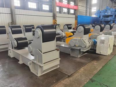 China 100 Ton Self Aligned Welding Rotator Fabrik, die PU-Rolle dreht zu verkaufen