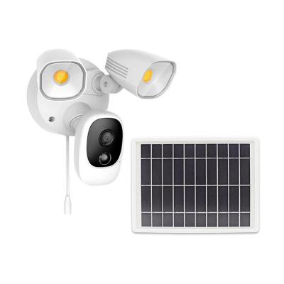 China 2020 Best Selling Night Vision Color Night Vision Spotlight Camera 1080P WiFi Solar Battery Powered Security Camera for sale