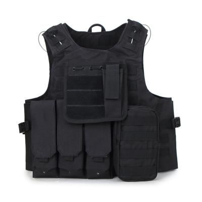 China Comfortable Camouflage Amphibious Tactical Self-defense Field CS Combat Vest Outdoor Equipment for sale