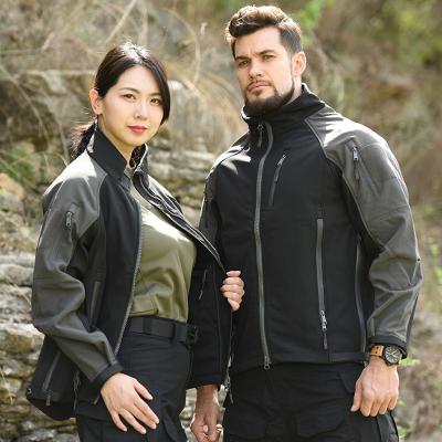 China 2021 Outdoor Mens Sports Breathable Custom Softshell Jackets Coated Thermal Waterproof Molle Shell Jacket for sale