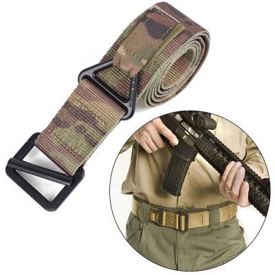 China Comfortable Military Sports Webbing Sports Tactical Nylon Outdoor Fan Men's Canvas Oxford Cloth Belt Army Waistband for sale