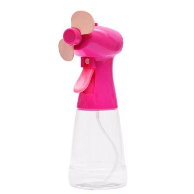 China 2018 New Car Cheap Price Mini Small Portable Plastic Handheld Water Bottle Mist Pocket Spray Fog Fan for sale