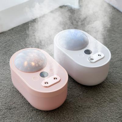 China Spray Multifunctional Mini Humidifier Baby Usb Night Light Projection Light Charging Baby Star Projector Star Night Light for sale