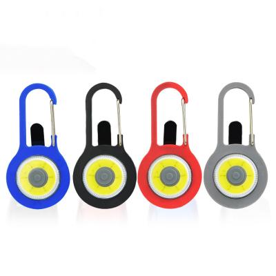 China POPULAR 3*AAA DRY BATTERY MINI EMERGENCY HIGH COB CONVENIENT KEY CHAIN ​​LIGHT FOR CAMPING for sale