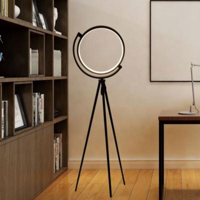 China Post-modern home decorative aluminum tripod style modern led floor lamp reverberant room for sale