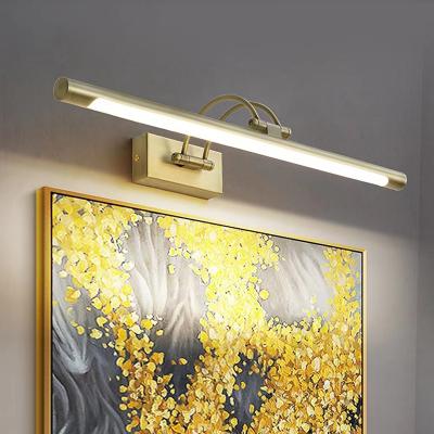 China Post Modern Hotel and Home Vanity Beside Lamp Sconce Wall Mounted Light Waterproof Bronze Led Bathroom Mirror Picture Wall Light Fixtures for sale