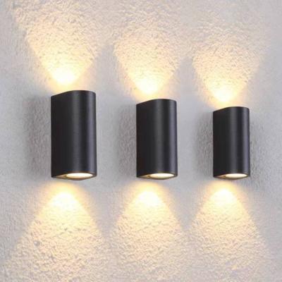 China Modern Indoor Modern Garden Landscape Lighting Outdoor Led Wall Lamp Through Wall Led Light Outdoor Mount for sale