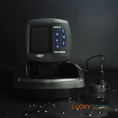 China Hot Selling Lucky ABS FF918C-WL Screen Bait Black White Boat Fishing Sonar For Carp Fishing for sale