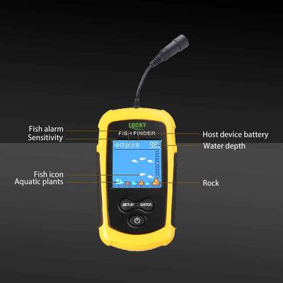 China Raft fishing lucky FFC1108-T fish finder for fishing sonarfishfinder detect fish for sale