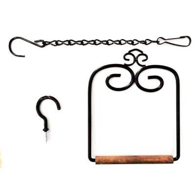 China Metal Frame Hummingbird Swing Hanging With Wooden Finger Custom for sale