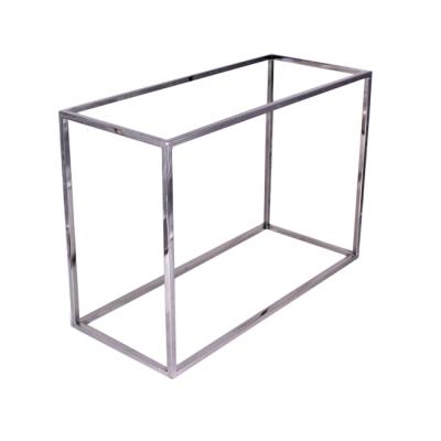 China metal stainless steel frame table top decoration display stand customize for sale