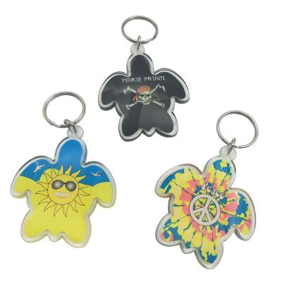 China Promotion Gift Turtle Key Chain Acrylic Magnet Acrylic Key Chain Clip For Souvenirs for sale