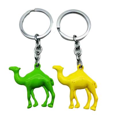 China Eco - Friendly Delicate 3D Camel Model Metal Key Chain Promotion For Souvenir Gifts for sale