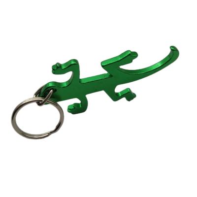 China China Lizard Aluminum Opener Key Chain For Souvenir Gifts Aluminum Key Chain for sale